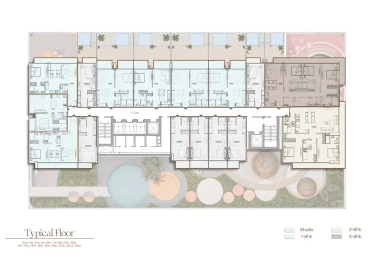 Legado By Prescott floor plan Studio