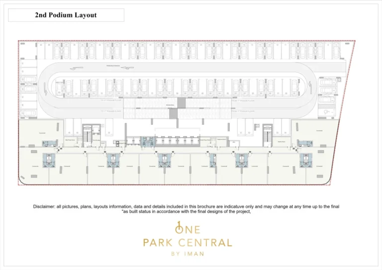 One Park Central floor plan Studio