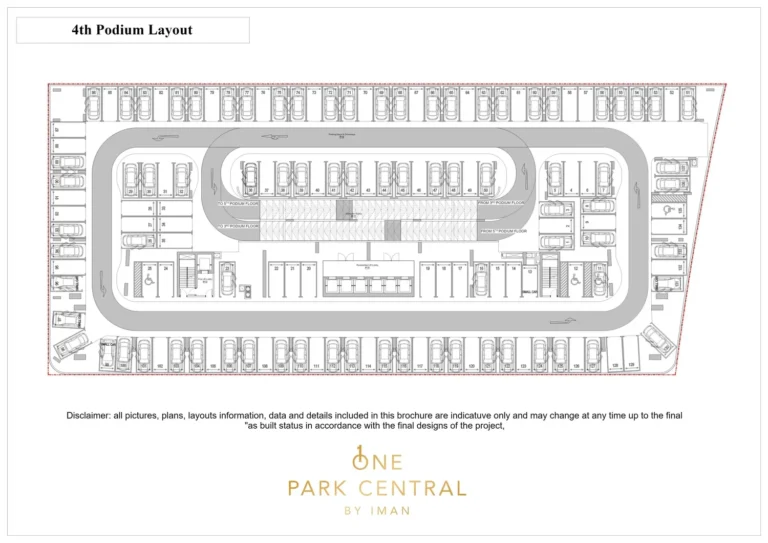 One Park Central floor plan Studio