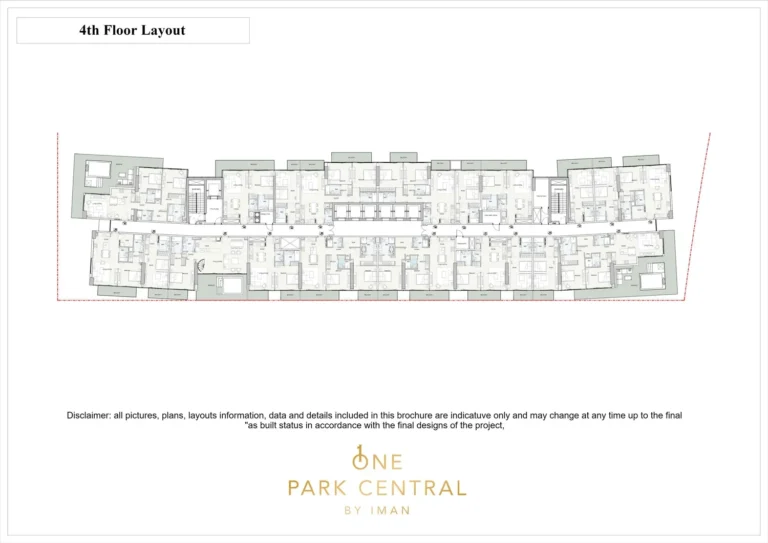 One Park Central floor plan Studio