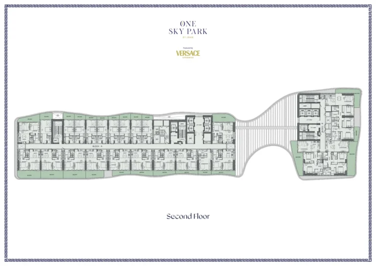 One Sky Park floor plan Студия