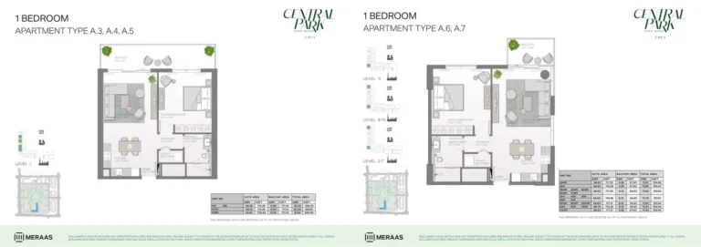Erin at Central Park floor plan 1 BR · 950 sqft