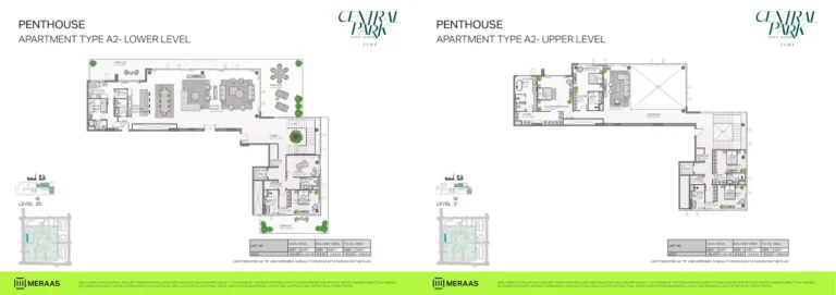 Fern at Central Park floor plan Студия