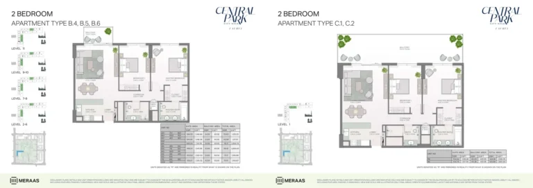 Laurel at Central Park floor plan 1-спальн.