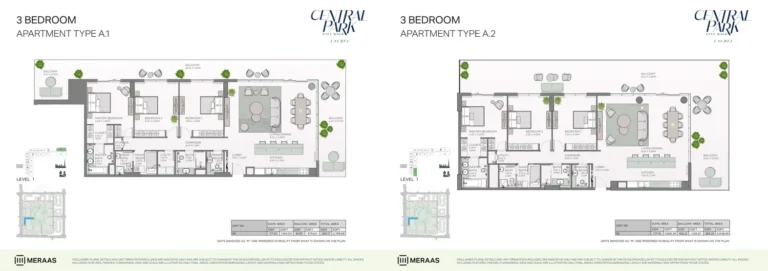 Laurel at Central Park floor plan 2-спальн.