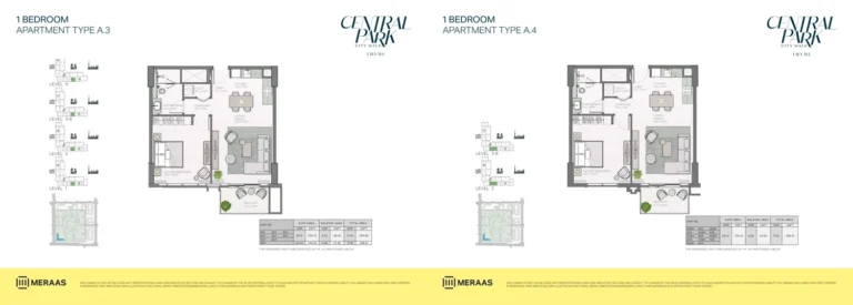 Thyme at Central Park floor plan 1 BR · 768 sqft