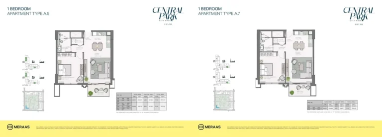 Thyme at Central Park floor plan 1 BR · 767 sqft