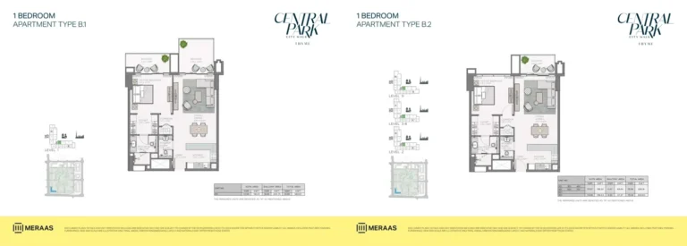 Thyme at Central Park floor plan 1 BR · 754 sqft