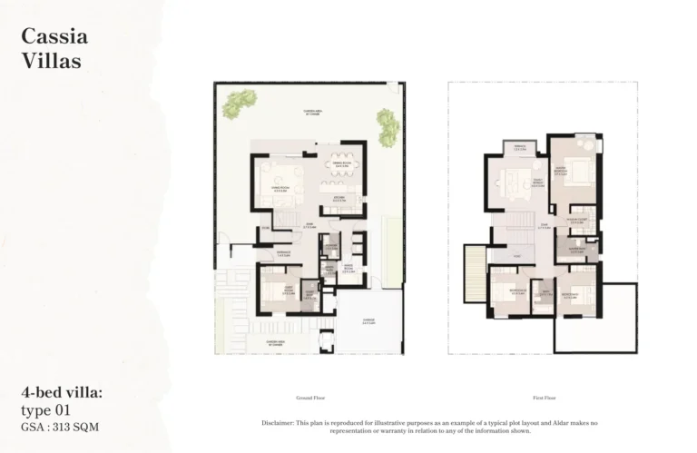 The Wilds Residences floor plan 4-спальн.