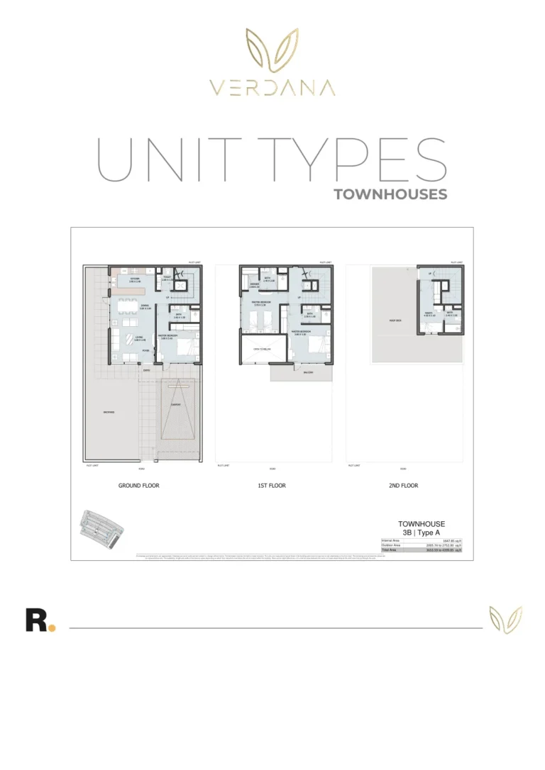 Verdana Residence 6 floor plan 3-спальн. · 3653 кв. фут