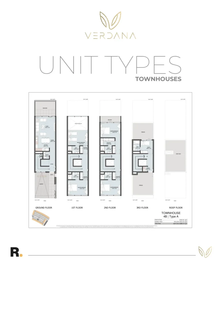 Verdana Residence 6 floor plan 4-спальн. · 3267 кв. фут