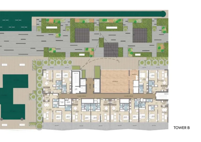Bloom Heights floor plan Studio