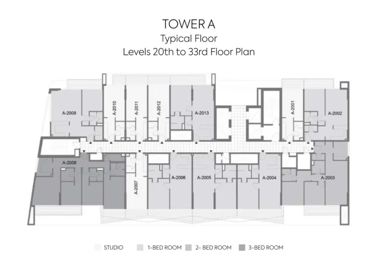 Bloom Heights floor plan Studio