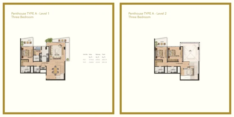 Gemini Splendor floor plan 1-спальн. · 765 кв. фут