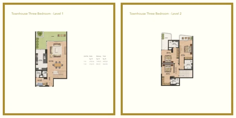 Gemini Splendor floor plan 2-спальн. · 1453 кв. фут