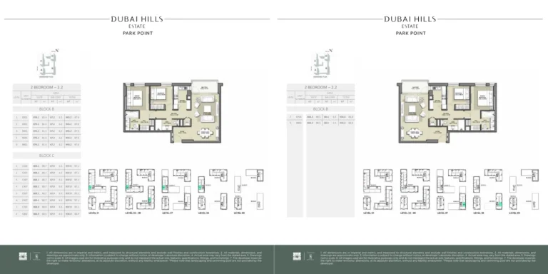 Park Point floor plan 1 BR · 726 sqft