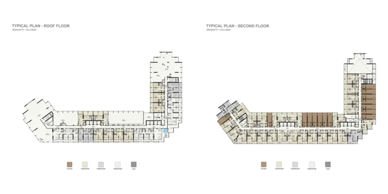 Binghatti Cullinan floor plan Studio