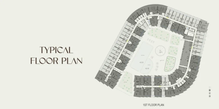 Binghatti Hillcrest floor plan Studio