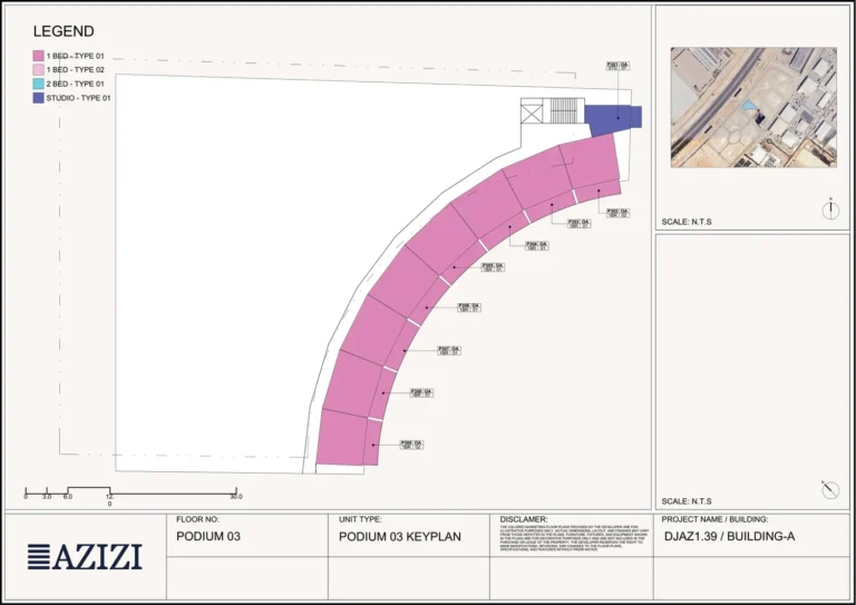 Azizi Gabriel floor plan Studio