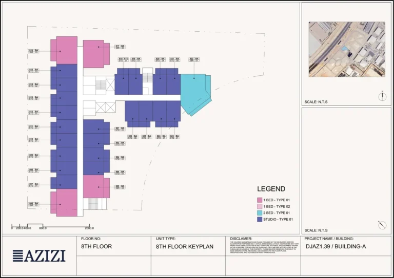 Azizi Gabriel floor plan Studio