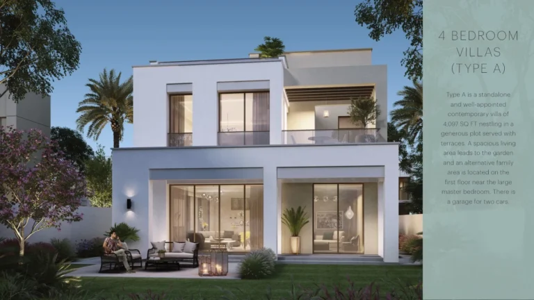 Arabian Ranches Lll – Caya floor plan 4 BR · 4097 sqft