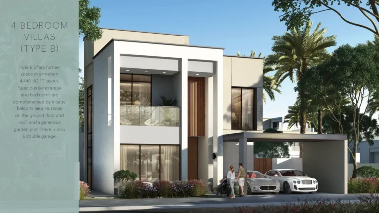Arabian Ranches Lll – Caya floor plan 4 BR · 4440 sqft