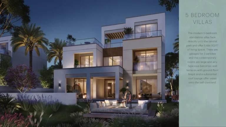 Arabian Ranches Lll – Caya floor plan 5 BR · 5484 sqft