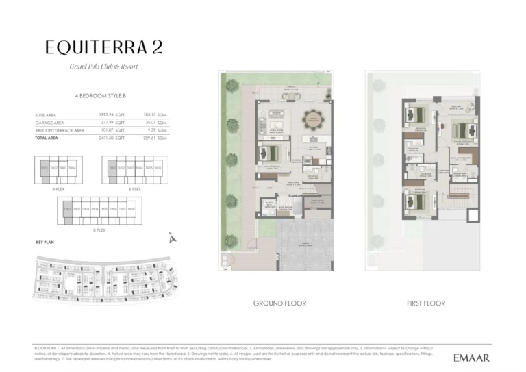 Grand Polo – Equiterra 2 floor plan 4 BR · 2471 sqft