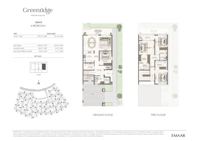 Greenridge floor plan 4 BR · 2707 sqft
