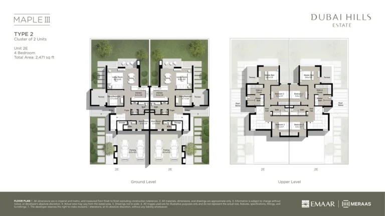 Maple Iii floor plan 4 BR · 2471 sqft