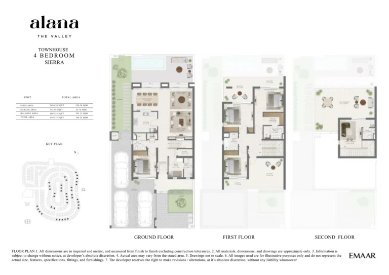 The Valley — Alana floor plan 4-спальн. · 4188 sqft