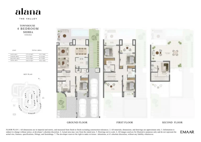 The Valley — Alana floor plan 4-спальн. · 4206 sqft