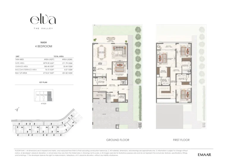 The Valley – Elva floor plan 4 BR · 2279 sqft
