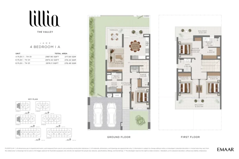 The Valley – Lillia floor plan 4 BR · 2987 sqft