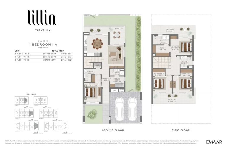 The Valley – Lillia floor plan 4 BR · 2987 sqft