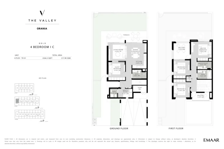 ORANIA AT THE VALLEY floor plan 4 BR · 2346 sqft