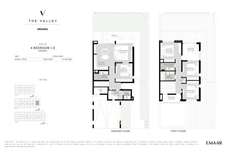 ORANIA AT THE VALLEY floor plan 4 BR · 2346 sqft