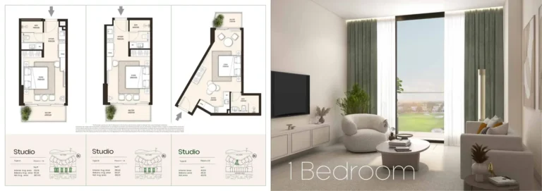 Golf Links floor plan Studio · 387 sqft
