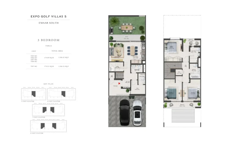 Expo Golf Villas – Phase V floor plan 3 BR · 1936 sqft
