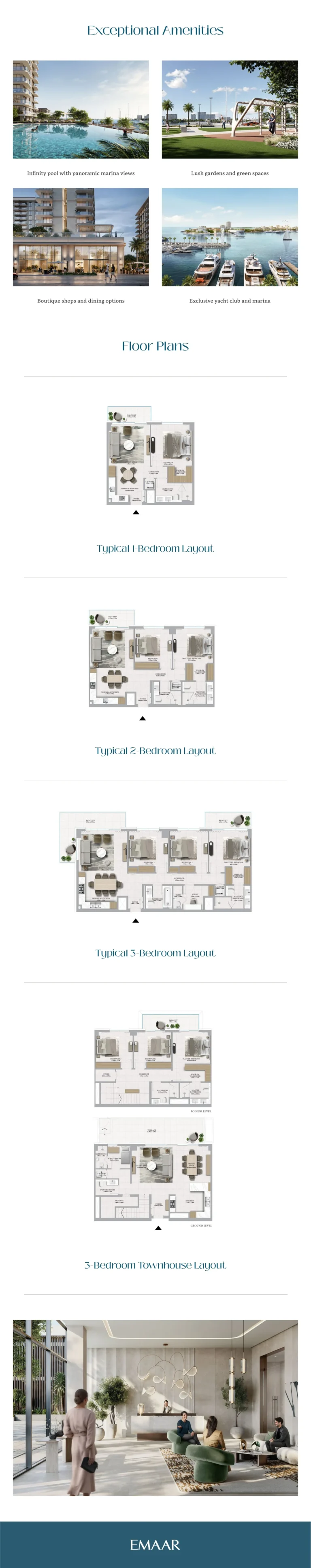 Marina Place 1 floor plan Studio
