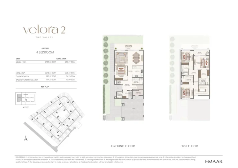 Velora 2 at The Valley Phase 2 floor plan 4 BR · 2731 sqft