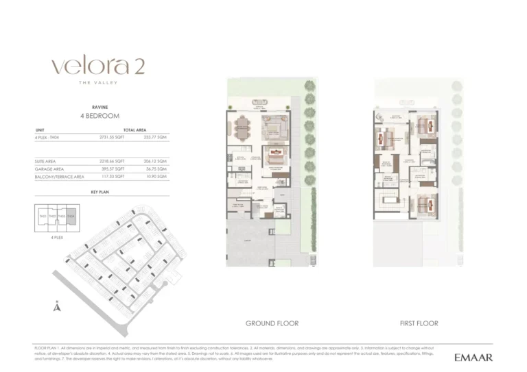 Velora 2 at The Valley Phase 2 floor plan 4 BR · 2731 sqft