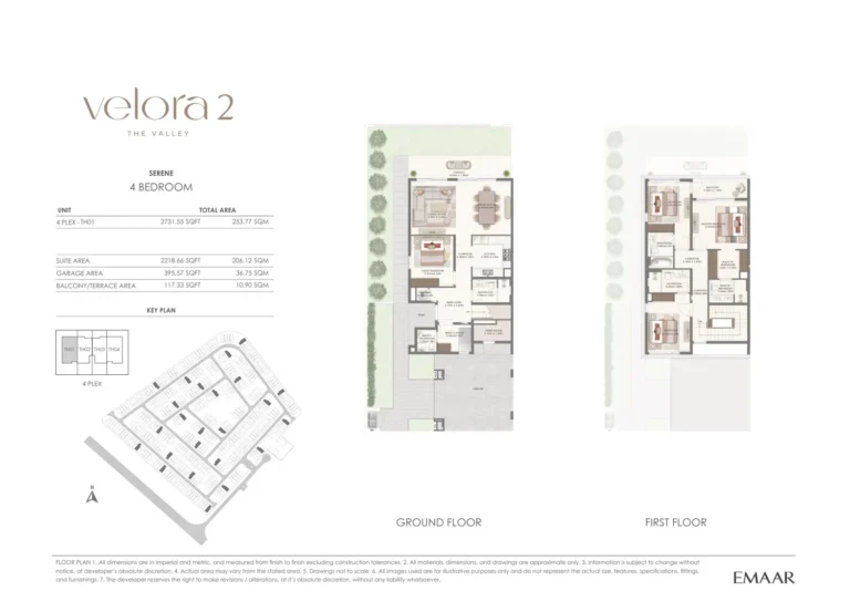 Velora 2 at The Valley Phase 2 floor plan 4 BR · 2731 sqft