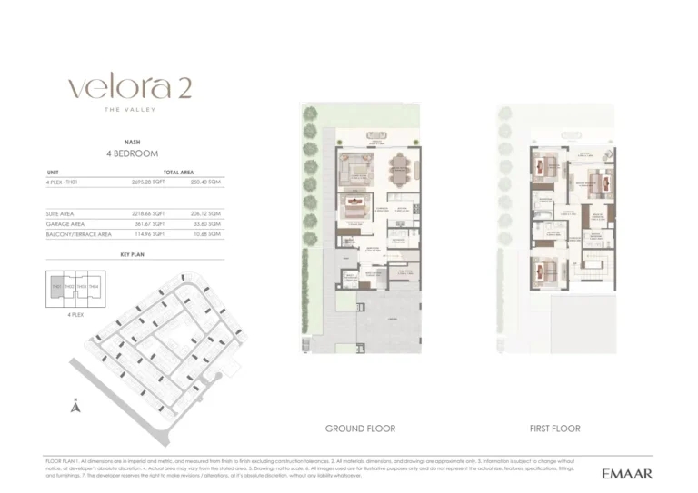 Velora 2 at The Valley Phase 2 floor plan 4 BR · 2695 sqft