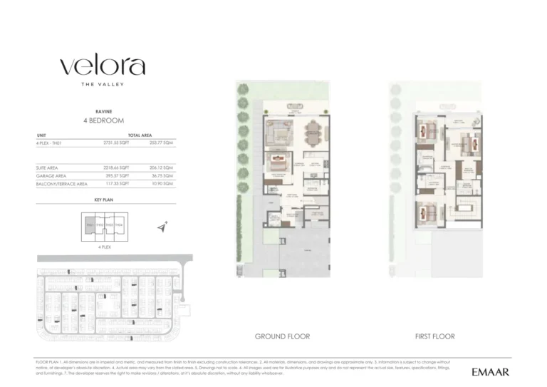 Velora at The Valley Phase 2 floor plan 4 BR · 2731 sqft