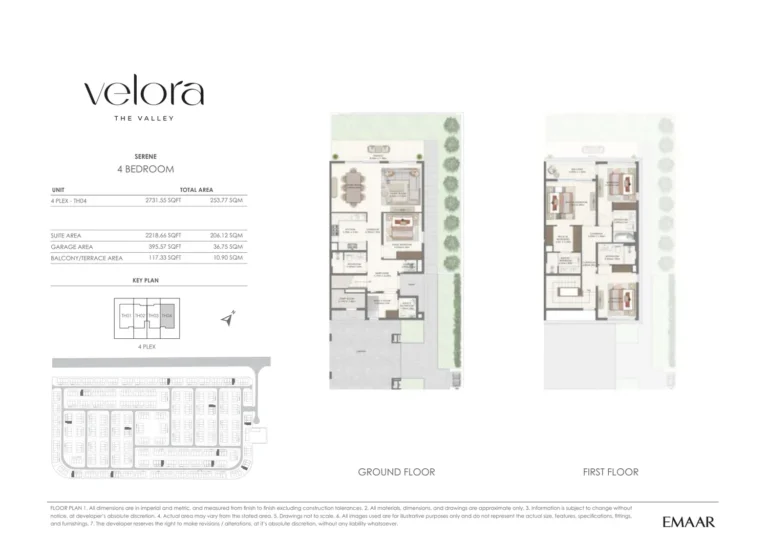 Velora at The Valley Phase 2 floor plan 4 BR · 2731 sqft