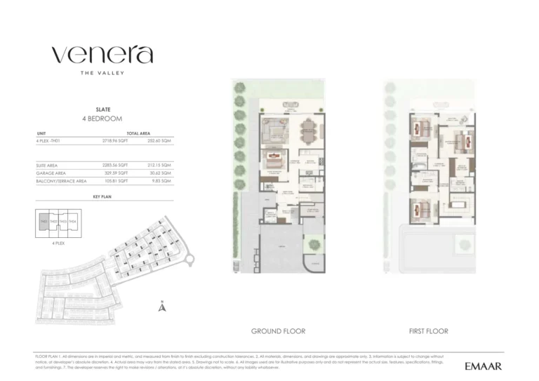 Venera at The Valley Phase 2 floor plan 4 BR · 2718 sqft