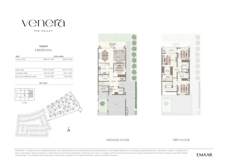 Venera at The Valley Phase 2 floor plan 4 BR · 2689 sqft