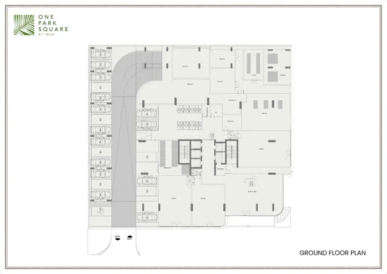 One Park Square By Iman floor plan Studio
