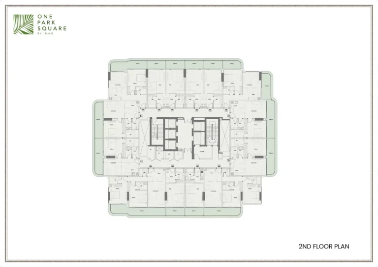 One Park Square By Iman floor plan Studio